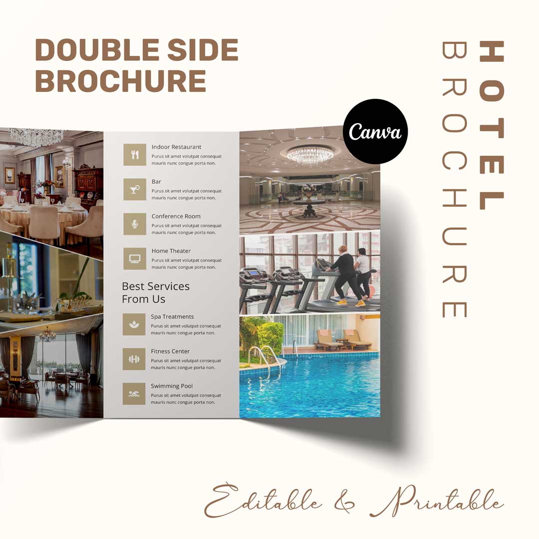 Luxury Hotel Brochure - Trifold Brochure