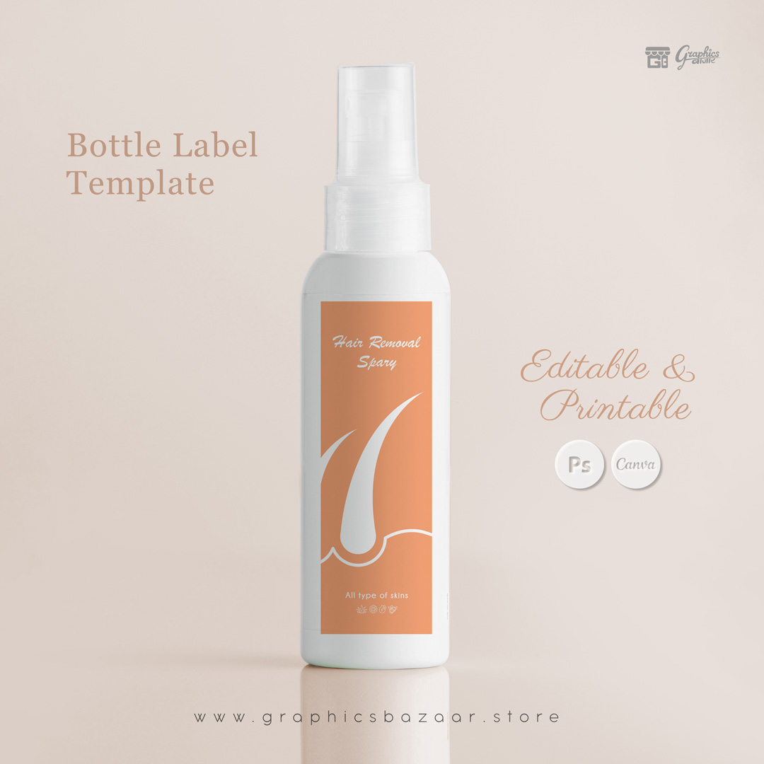 Cosmetic Bottle Label 2