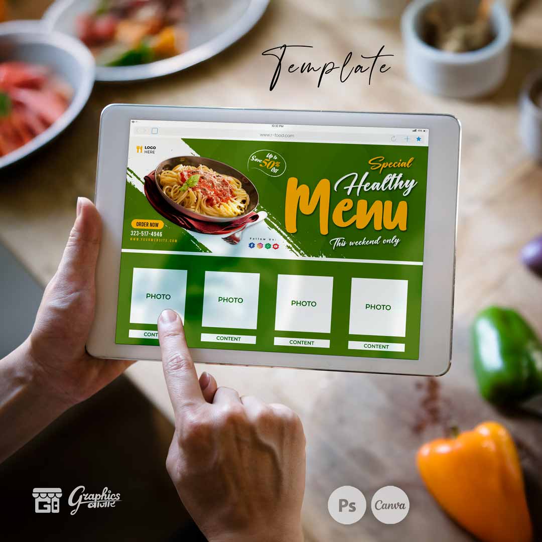 Website Header Banner Template For Ipad