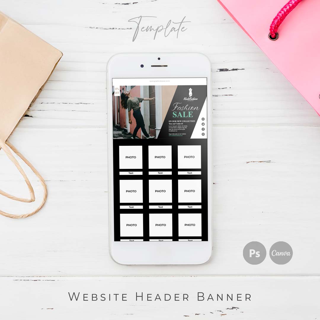 Fashion & Apparel Website Header Banner